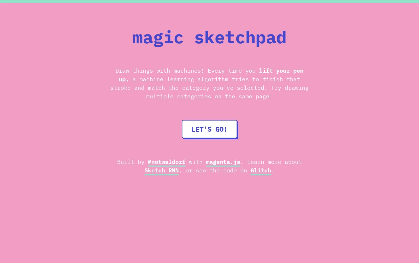 Magic Sketchpad 页面快照